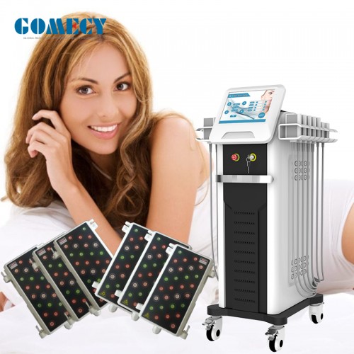 Trending Product 2022 2021 dual five wavelengths 3d 4d 5d 6d 635/850nm red light therapy lipo laser 6d fast slim machine