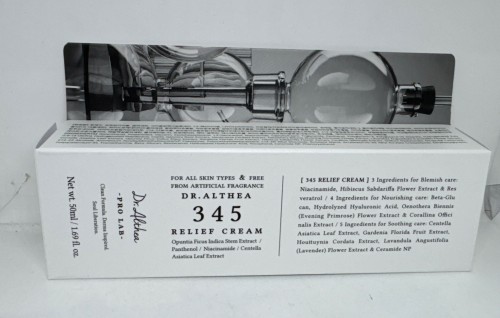 Dr.Althea 345 Relief Cream 50 ml / 1.69 fl oz Korean Skincare Acne / Sensitive
