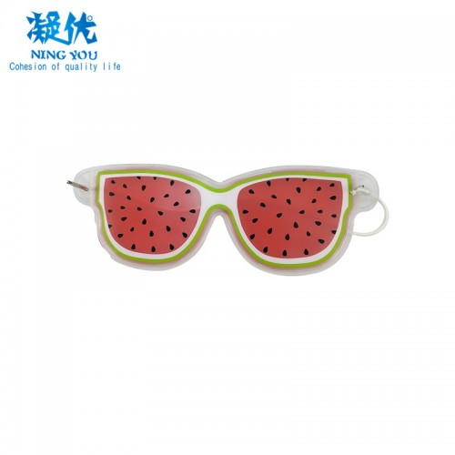 Hot Selling Fruit Design Cooling Gel Eye Mask Hot Compress to Improve Dark Circle