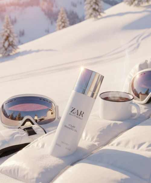 Organic Solar Tanning Oil for Beach and Ski