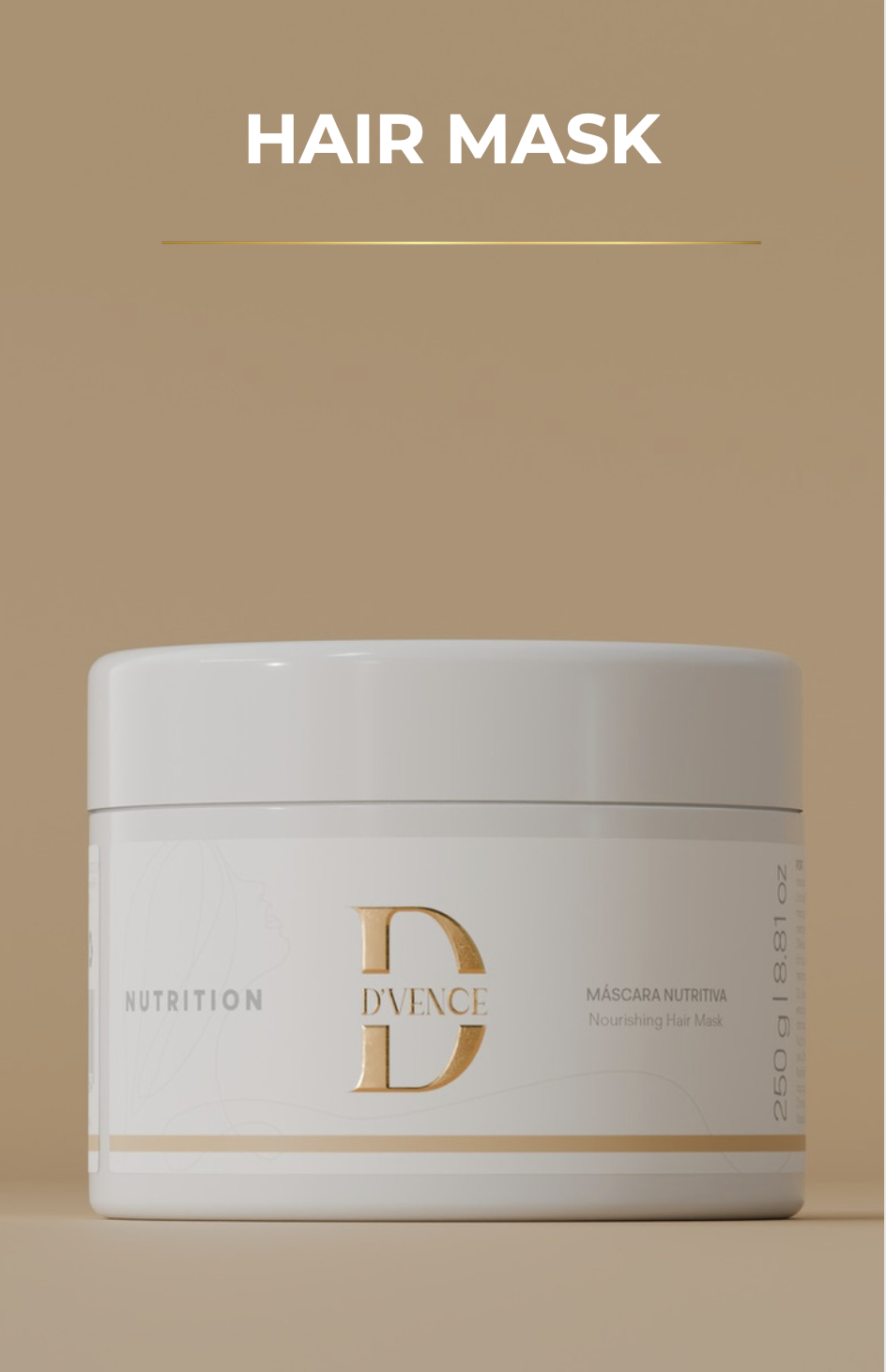 HAIR MASK NUTRITION LINE- 25OG