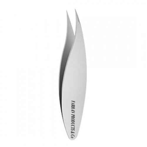 Combo Tip Tweezers Slanted & Pointed Extra Wide Grip for Fine Hair & Eyebrow Design Stainless Steel