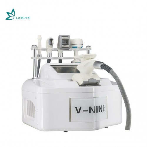 White Color RF Cavitation Roller Massage Vacuum Body Contouring Skin Tightening Device