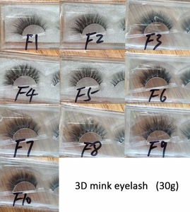 100% handmade high quality false eyelashes mink eyelashes