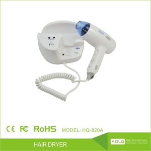 110/220V 1000W multi-functional ABS Plastic low noise hotel hair dryer