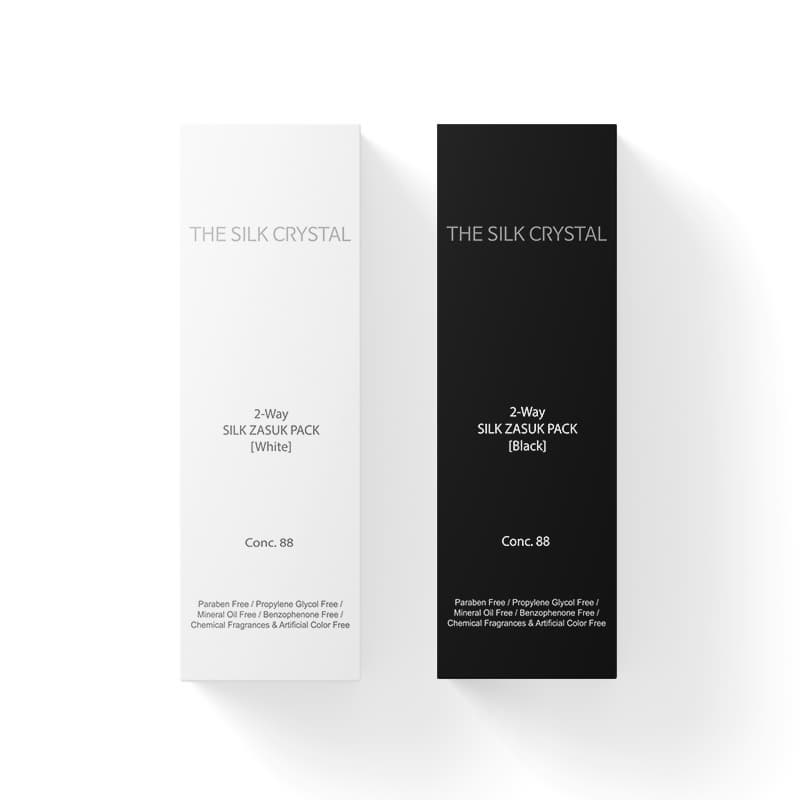 2-Way Silk Zasuk Pack [White] - Korean Facial Pack