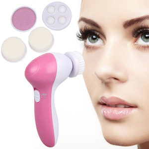 2018 Hot Sale Waterproof Face Skin Cleansing Brush Machine Rechargeable Sonic Electric Facial Brush For Exfoliating And Massage