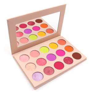 2021 cosmeticos 15 color eyeshadow palette with custom eyeshadow palette packaging