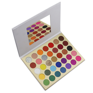 35 colors makeup private label eyeshadow palette vendor double color eye shadow palette