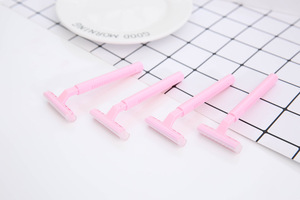 4 pieces safe use lady hair remover manual shaver cheap handle razor