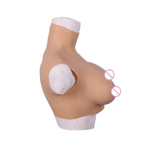 75D Cup Artificial Breast Enhancer Realistic Silicone Breast Forms for Crossdresser