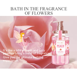 Ailke Elf Perfume Honey Peach/Avocado Snow White  Nourishing Scrub Body Spa Cleansing Shower Gel