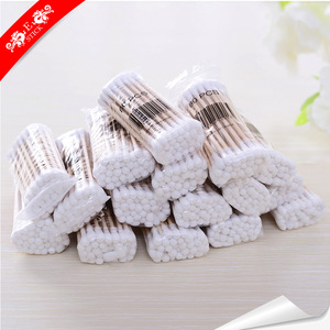 Bacteria free bamboo charcoal dustless cotton buds for travel