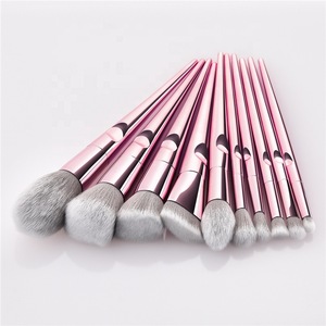 Beauty & Personal Care factory wholesale high quality cosmetic tools 10 piece thumb makeup brush rose gold