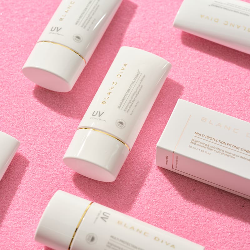 BLANC DIVA MULTI PROTECTION FITTING SUNBASE SUN CREAM STRONG UV PROTECTION