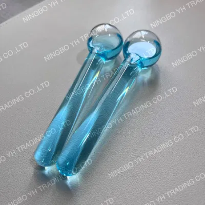 Blue Can Be Refrigerated and Frozen Below 0 Degrees Celsius Massage Ice Glass Ball