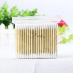 Cotton Swab Bud Makeup Health Tools 100pcs Birch Wood Medical Nostril Cleaning Cotton