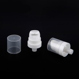 Cylindrical 5ML 10ML 15ML white PP plastic airless pump bottle with snap lotion pump