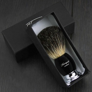 Deluxe Shaving Brush 100% Badger Hair Men Shaving Barber Brush