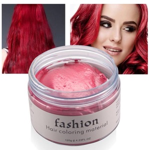 Disposable Hair Dye Coloring Mud Cream fashion Hair Styling Pomade