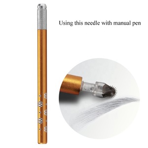 Disposable Sterilized Microblading Needles for Permanent Makeup Eyebrow Embroidery Accessories Supplies Microblade Tattoo Needle
