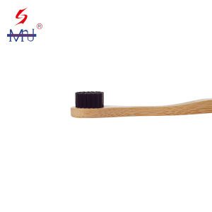 Eco-Friendly Natural Laser Engraved Private Label Logo Wood Bamboo Toothbrush