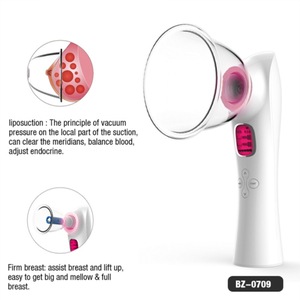 electronic led therapy breast machine vacuum sucking enhancer breast massage