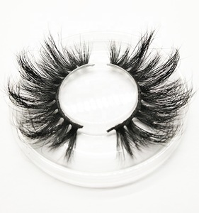 Eyelash vendor wholesale high quality siberian mink fur false eyelashes 3d mink lashes 25mm eyelashes