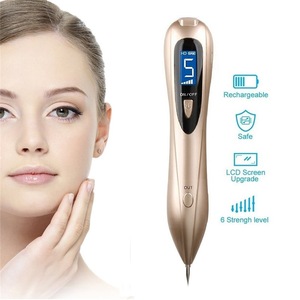 Facial Freckle Tag Wart Removal Point Mole Tool Laser Plasma Pen LCD Face Skin Dark Spot