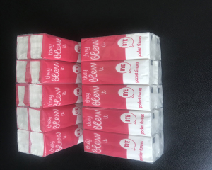 Facial Tissue Pocket Pack Tissue paper custom virgin pulp