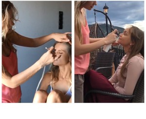 haosheng Patent home use professional portable cordless makeup airbrush