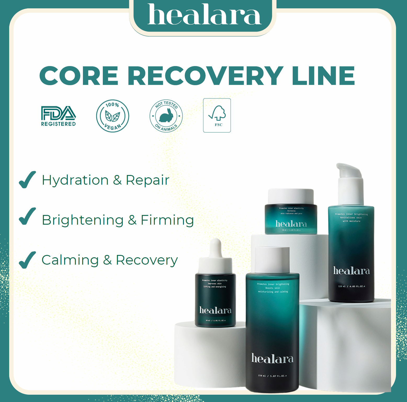 Healara Core Lift Brightening Fluid