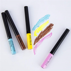 High Pigmented Colorful Brighten Pigments Smudgeproof Long Lasting Matte Liquid Eyeliner