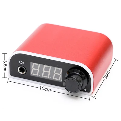 High Quality Colorful Rainbow Mini Dual LCD Display Tattoo Power Supply for Tattoo Machine