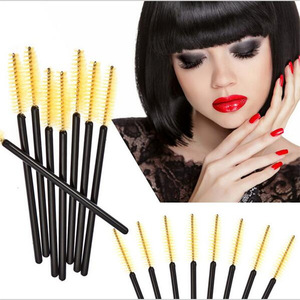 Hot Sale 100Pcs Disposable Eyelash Brush Mascara Wands Applicator One-Off Eye Lash Brush Makeup Tools