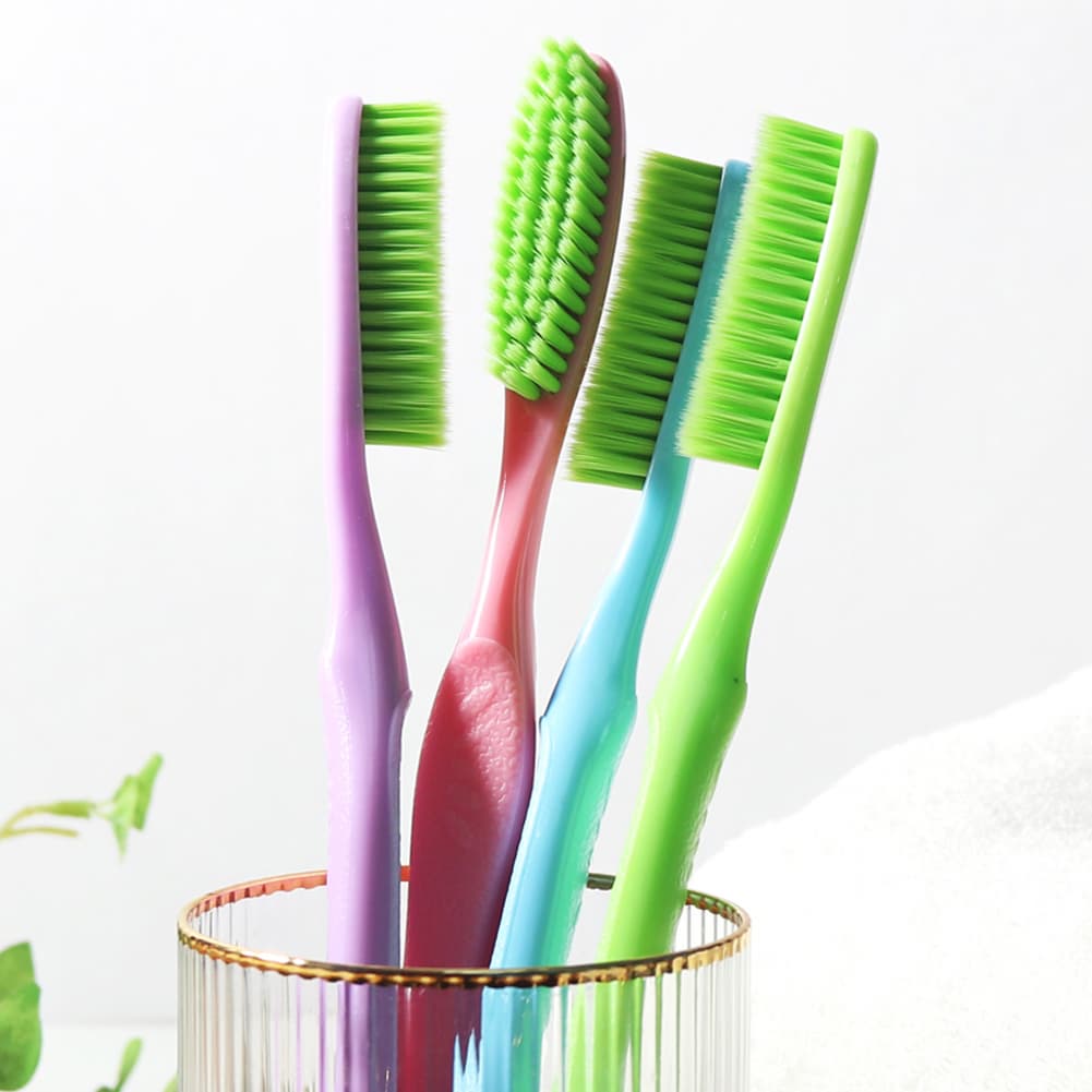 King Head Deep Clean Toothbrush, Herb Infused Bristles