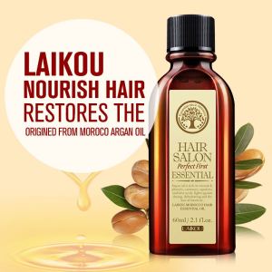 LAIKOU morocco Pure Argan Oil Hair Care Essential Oil For Dry Hair Types damaged hair repair treatment