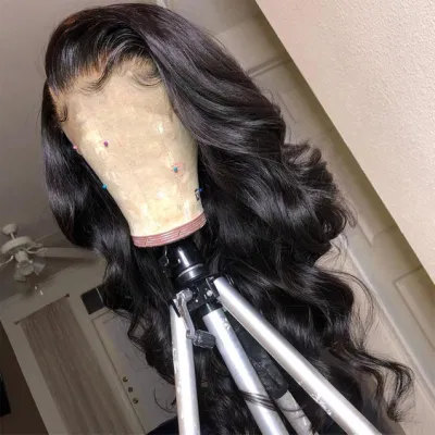 Luxury Transparent Closure Wigs Human Hair Brazilian Body Wave 4X4 13X4 HD Lace Frontal Pre Plucked with Baby Hair Wigs