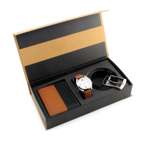 Manufacturer Custom Men Aftershave Gift Set Watch Paper Box Packaging