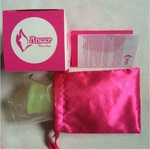 Medical Degrade Heathy Reusable Lady silicone menstrual cup