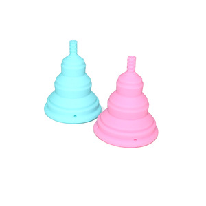 Medical Grade Lady Period Sanitary Cup Flexible Female Hygiene Silicone Women Valve Feminine Menstrual Cup