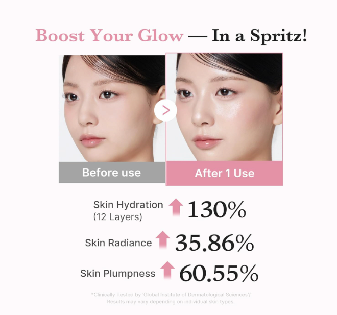 Medicube PDRN Pink Collagen Glow Jelly Mist Serum 100ml