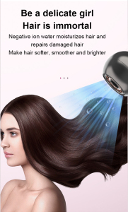Mini one step hair dryer electric gentle hair dryer leafless hair dryer with good quality