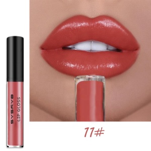 Moisturizing waterproof Organic Matte Lipgloss  nude Plumping Nude Clear Glossy Lip Gloss