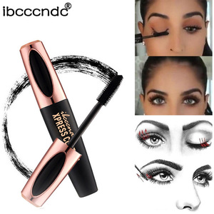 New 4D Silk Fiber Lash Mascara Waterproof Rimel 3d Mascara For Eyelash Extension Black Thick Lengthening Eye Lashes Cosmetics