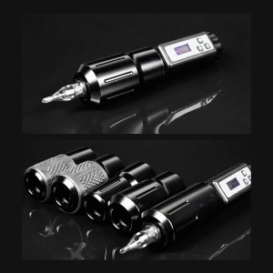 Original Portable Wireless Tattoo Machine Pen 2000mAh Lithium Battery Power Supply LED Digital Display Tattoo Equipment