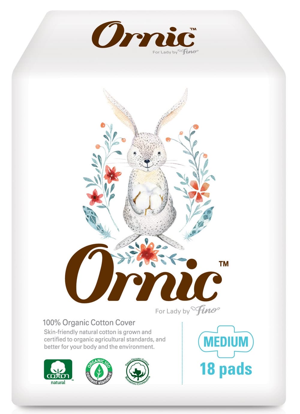 Ornic Fino sanitary pad (Medium/Large/Over night/Pant Liner)