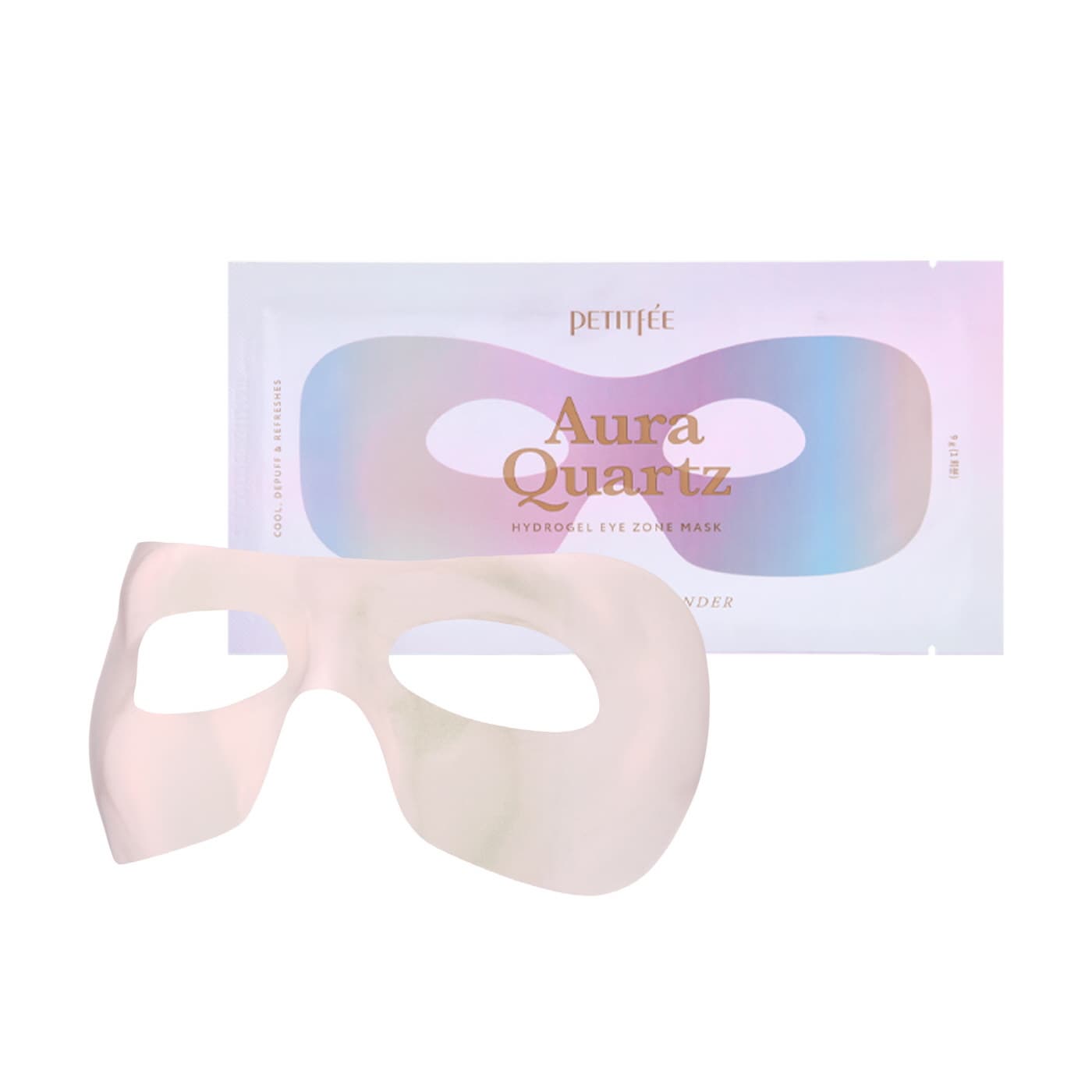 PETITFEE Aura Quartz Hydrogel Eye Zone Mask - Iridescent Lavender