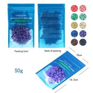 Private Label Hair Removal Depilatory Hard Bean Wax Natural 10 Color All Types Of Hard Wax Beans