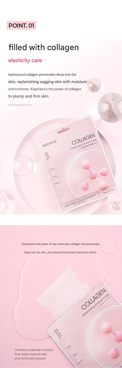 RENOBLE  Moisturizing Ampule mask (collagen) 22ml 